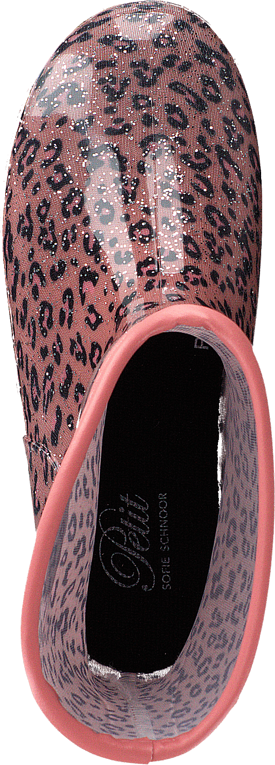 Rubber Boot Baby Leopard - Pink