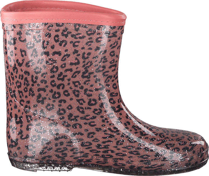 Rubber Boot Baby Leopard - Pink