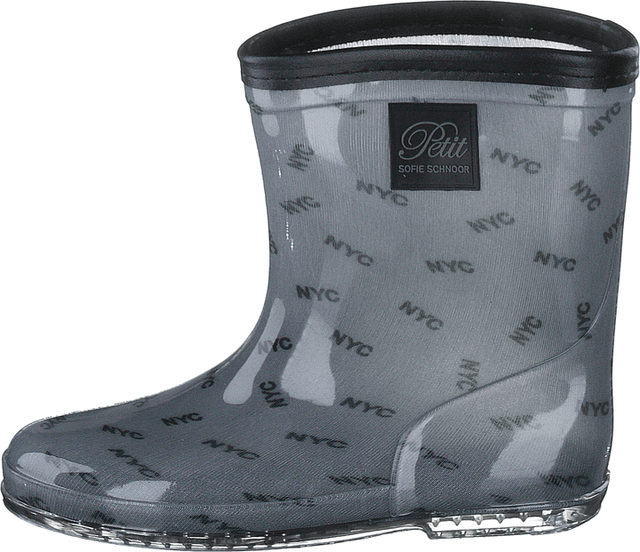Rubber Boot Baby Nyc All Over Print - Blue