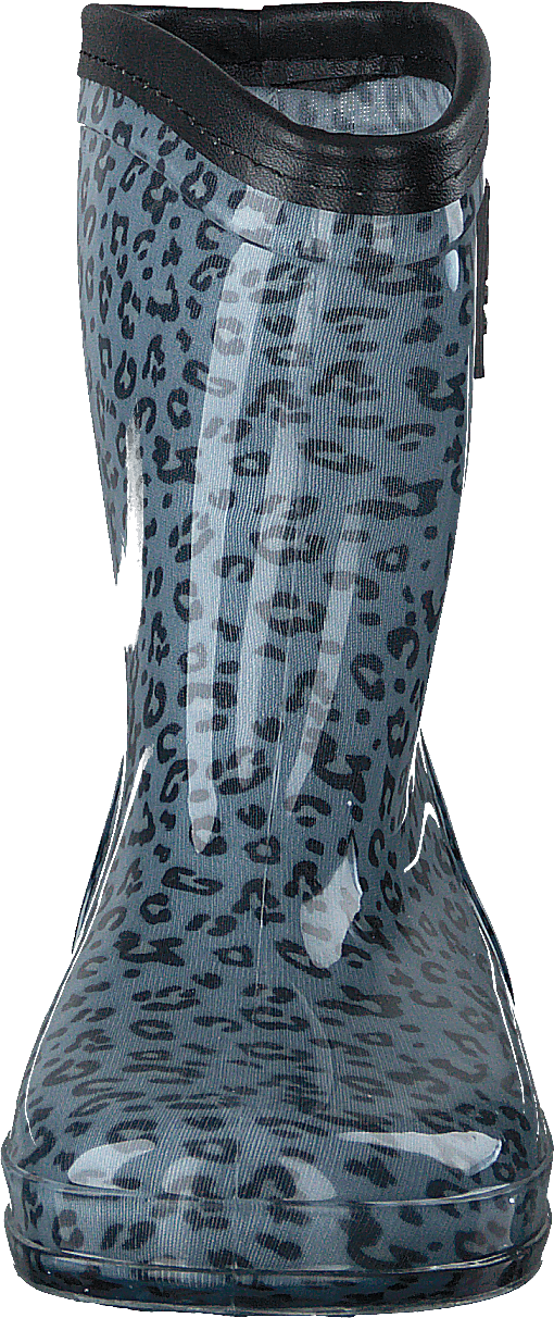 Rubber Boot Baby Leopard - Blue