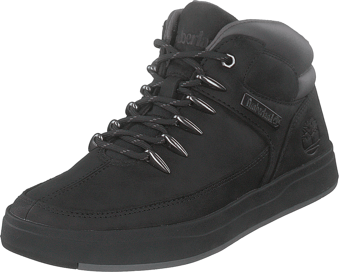 Davis Square Nero Nubuck Nero