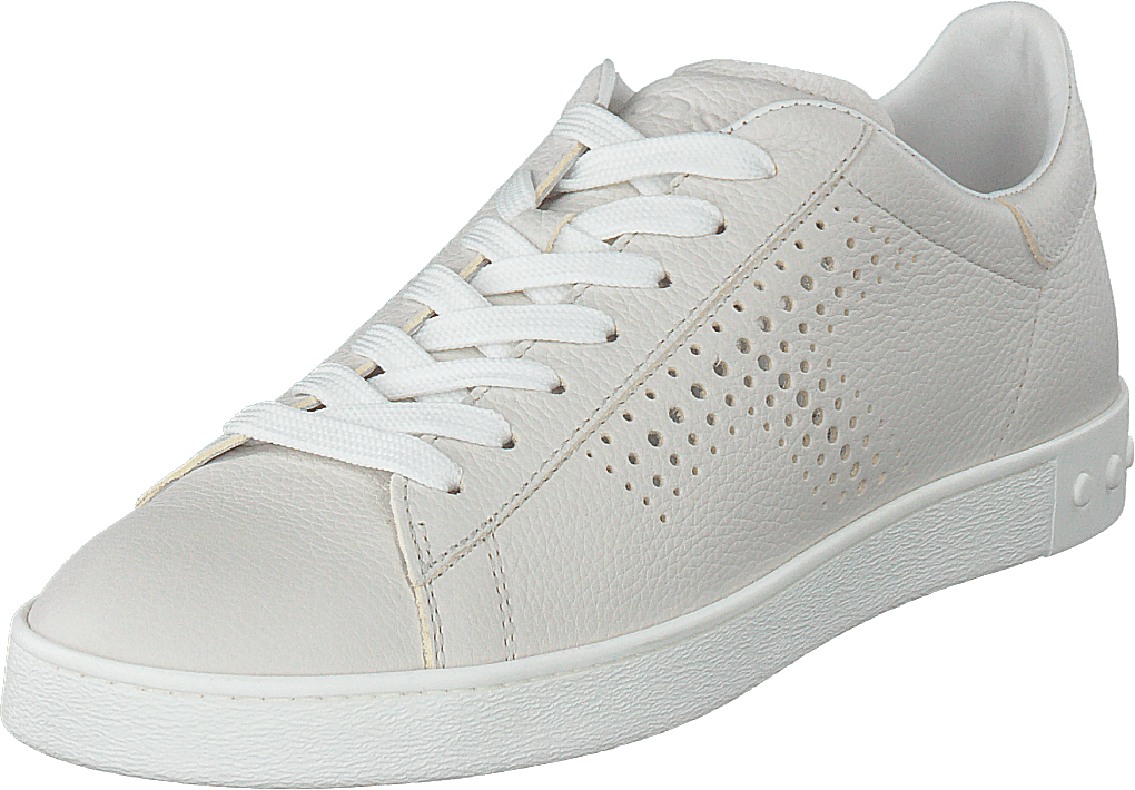 Leather Sneakers Bianco Calce