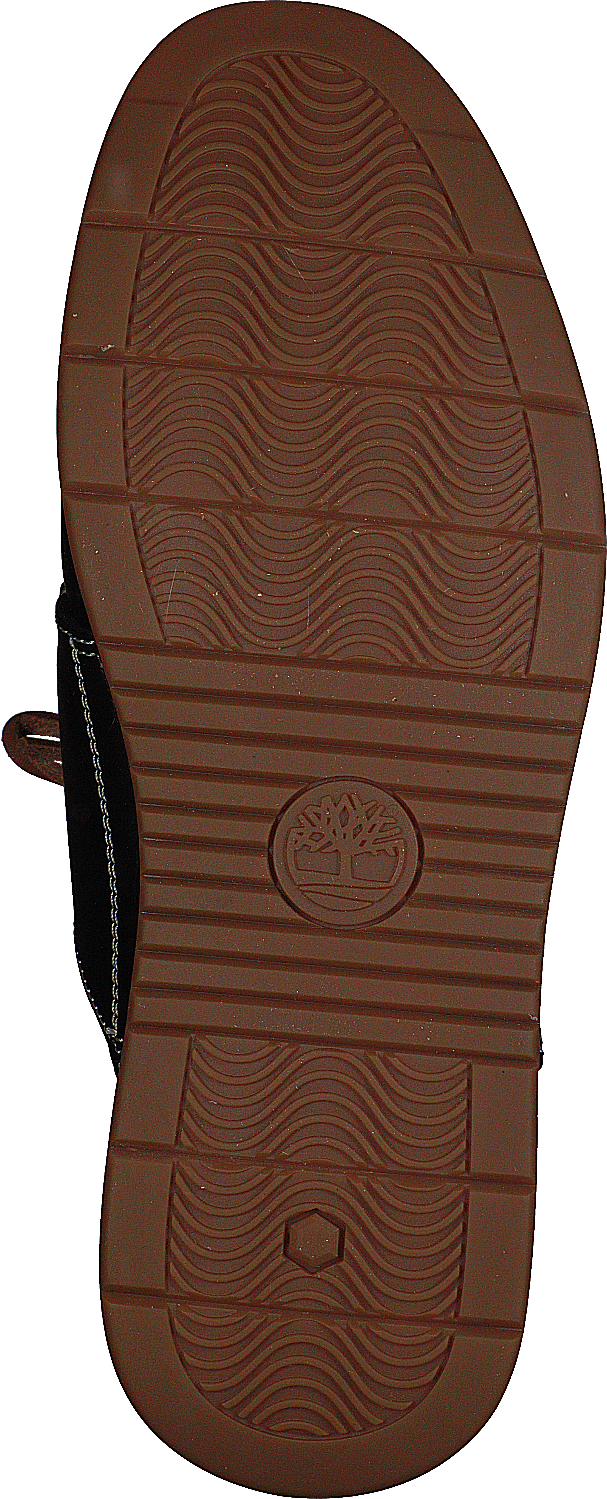 Heger's Bay 3 Eye Boat Black Full Grain