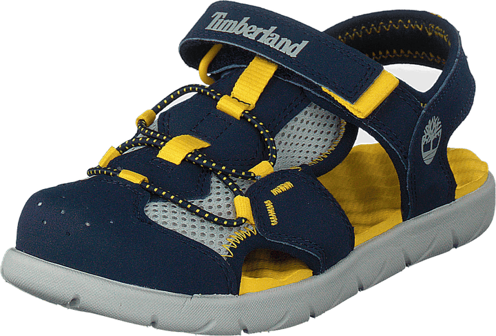Perkins Row Fisherman Navy/yellow
