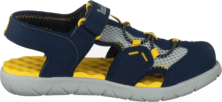 Perkins Row Fisherman Navy/yellow