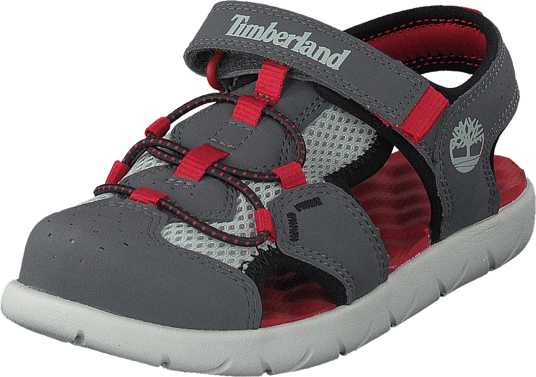 Perkins Row Fisherman Dark Grey/red