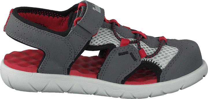 Perkins Row Fisherman Dark Grey/red