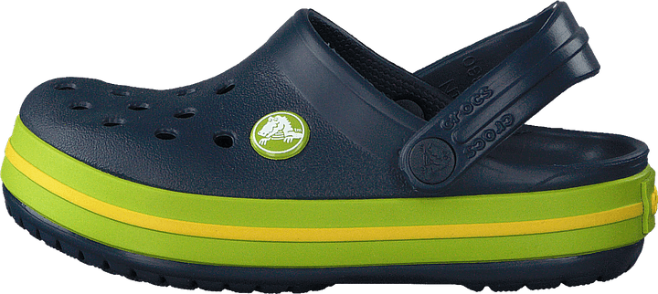 Crocband Clog Kinder Navy / Volt Grün