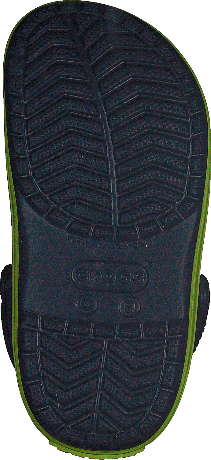 Crocband Clog Kinder Navy / Volt Grün