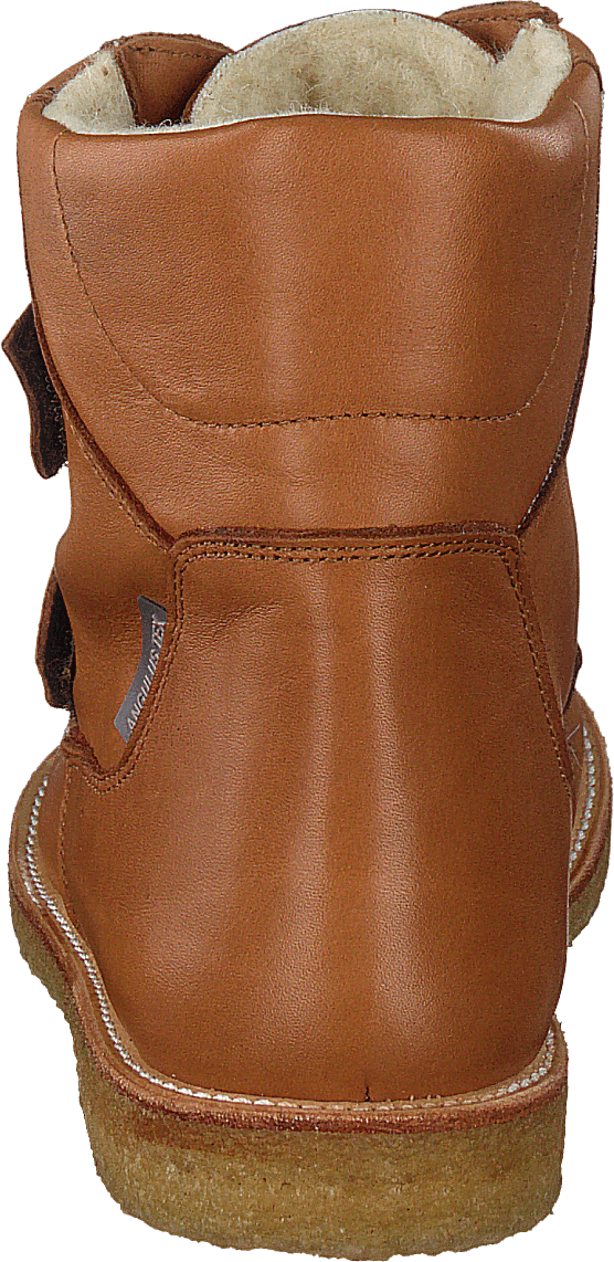 Tex-boot With Velcro Straps Cognac