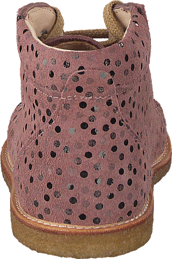 Starter Boot With Laces Rose Dot