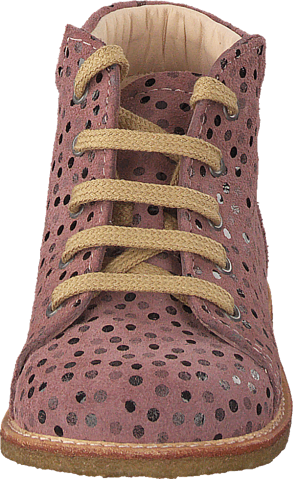 Starter Boot With Laces Rose Dot