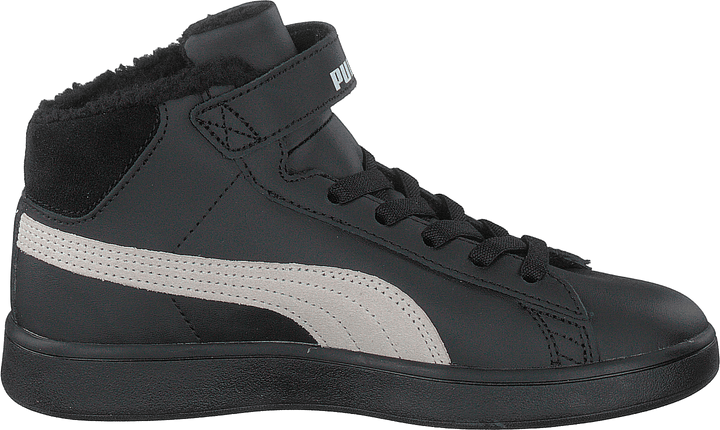 Puma Smash V2 Mid L Fur Ps Puma Black-whisper White
