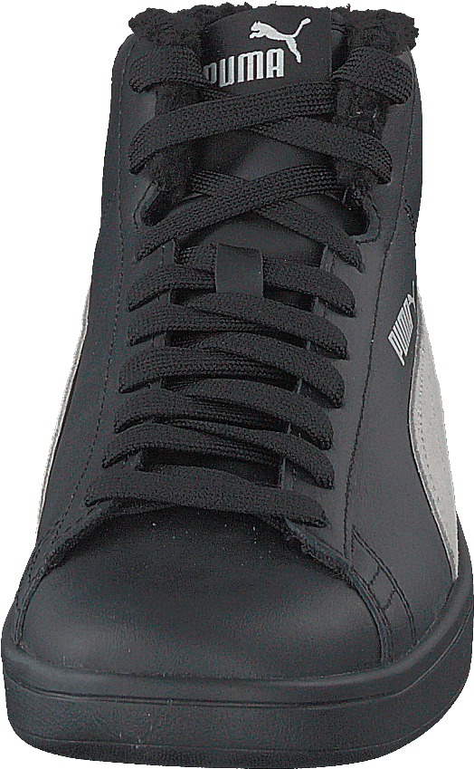 Puma Smash V2 Mid L Fur Jr Puma Black-whisper White