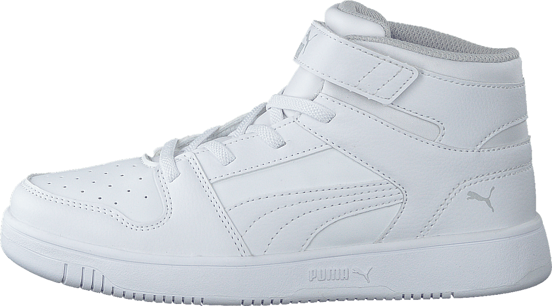Puma Rebound Layup Sl V Ps Puma White- Black- Gray Violet