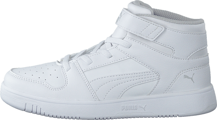 Puma Rebound Layup Sl V Ps Puma White- Black- Gray Violet