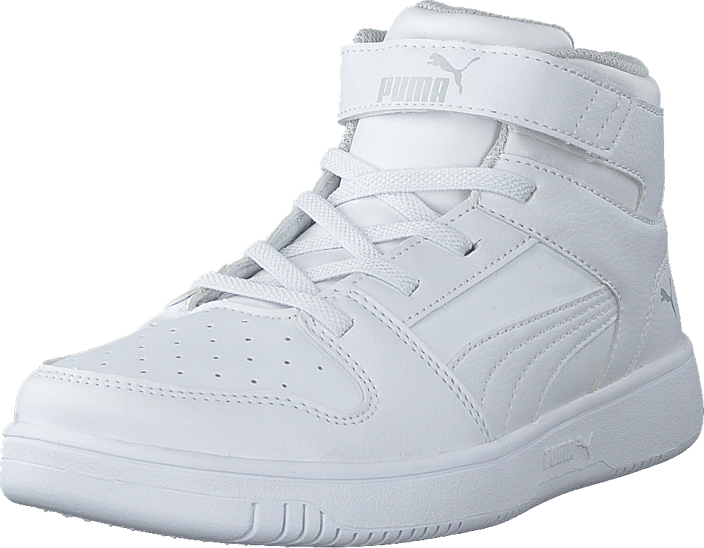 Puma Rebound Layup Sl V Ps Puma White- Black- Gray Violet