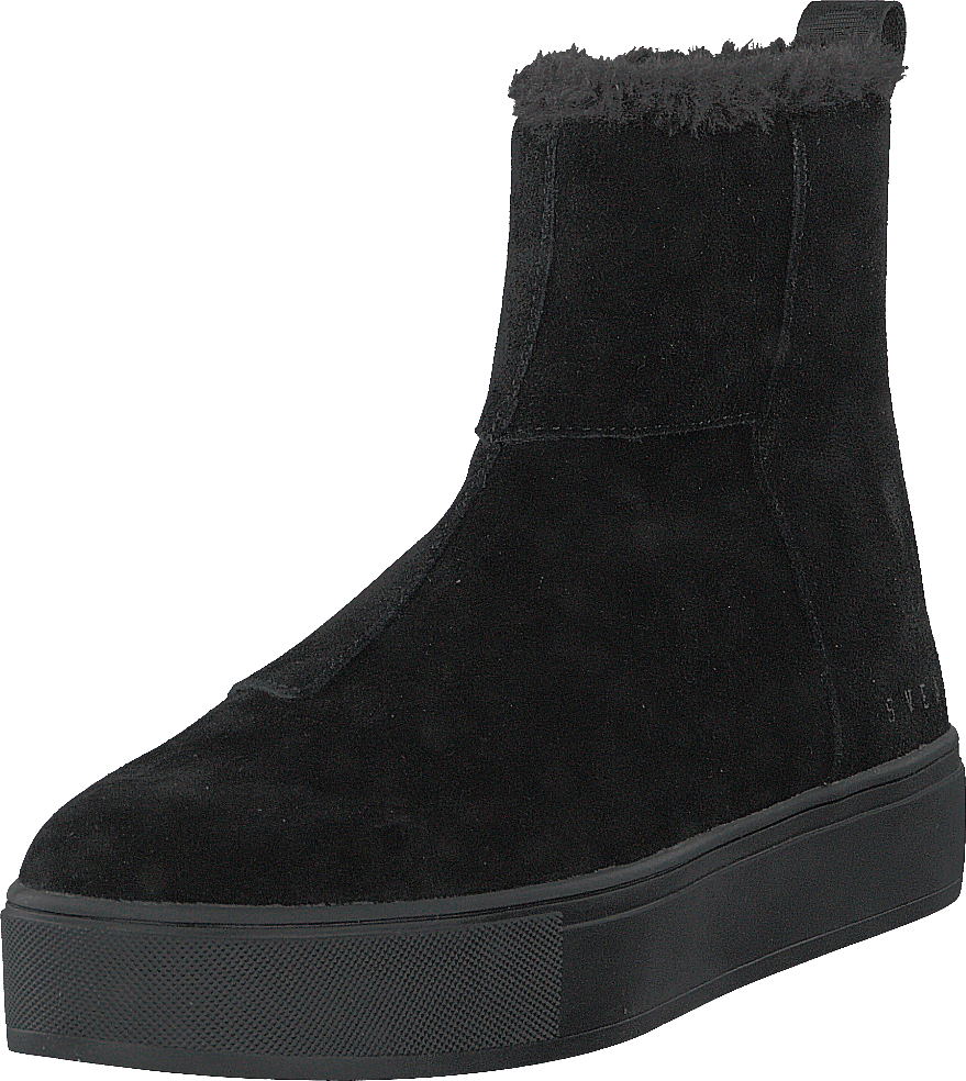 Suede Pile Boot Black