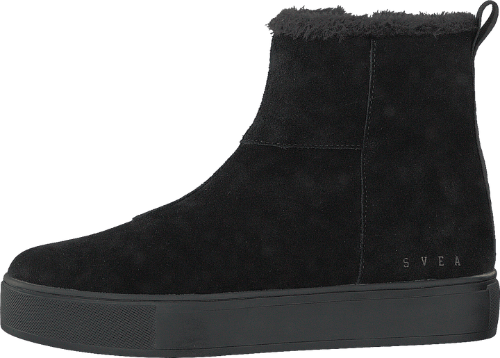 Suede Pile Boot Black
