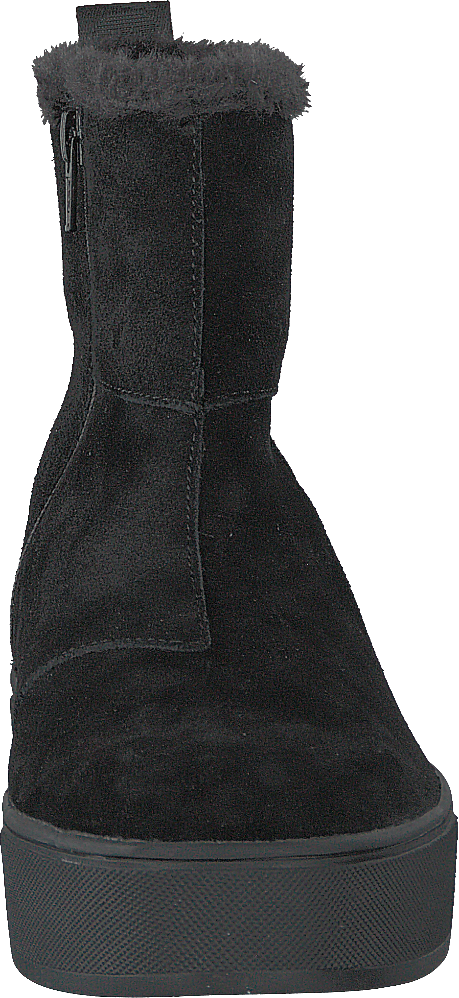 Suede Pile Boot Black