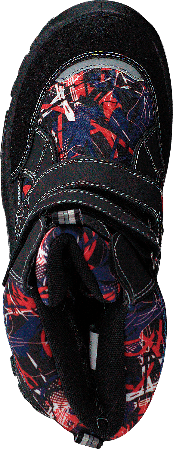 414-6107 Waterproof Warm Lined Navy/red