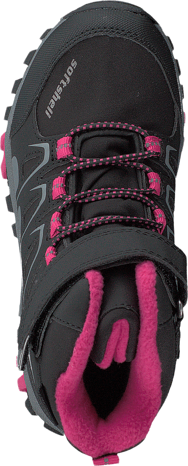 435-0509 Wasserdicht und warm gefüttert Schwarz/Fuchsia