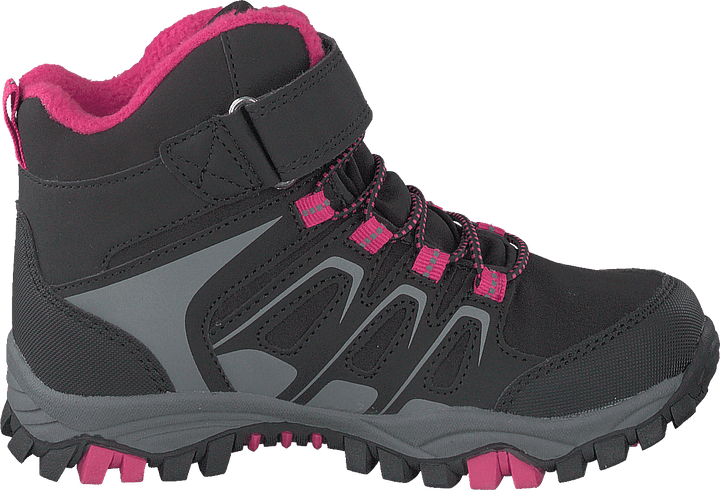 435-0509 Wasserdicht und warm gefüttert Schwarz/Fuchsia