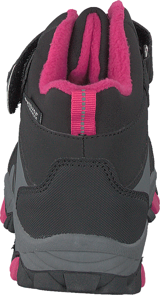 435-0509 Wasserdicht und warm gefüttert Schwarz/Fuchsia