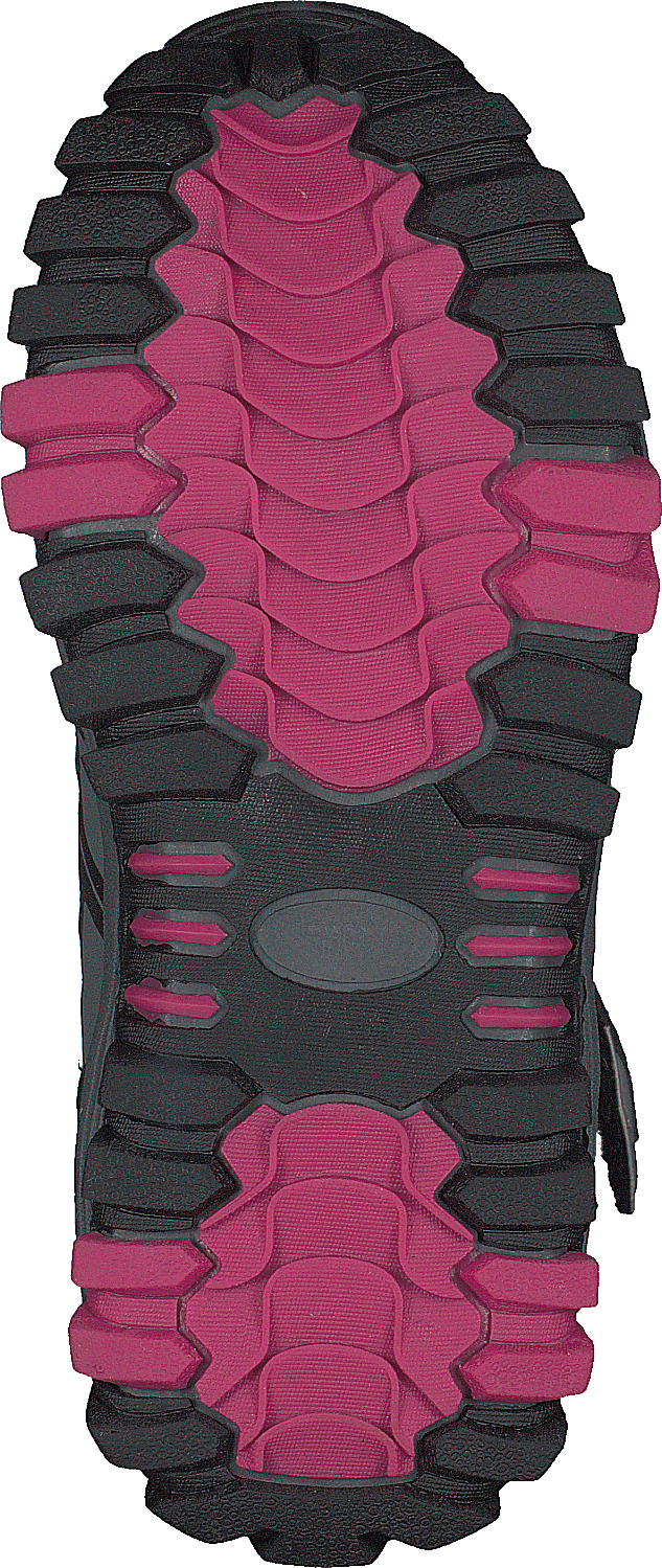 435-0509 Wasserdicht und warm gefüttert Schwarz/Fuchsia