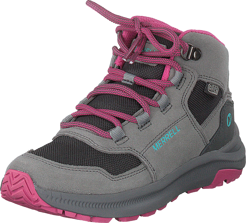 Ontario Mid Waterproof Grey/pink