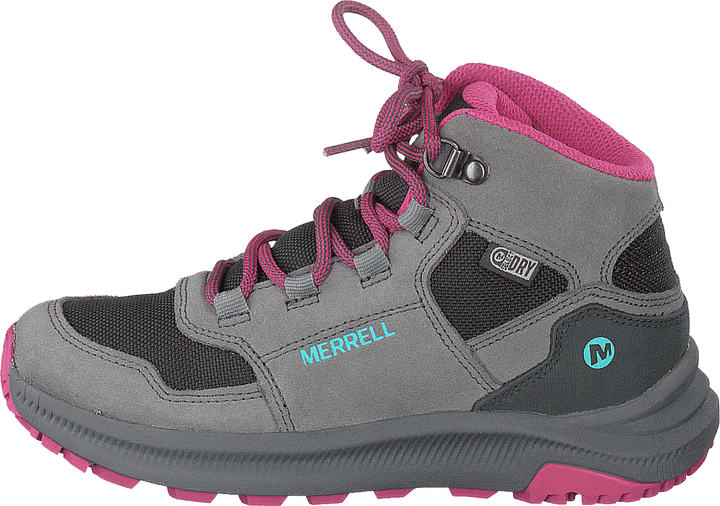 Ontario Mid Waterproof Grey/pink