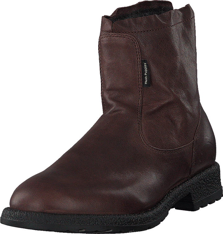 Zip Boot Dk Brown
