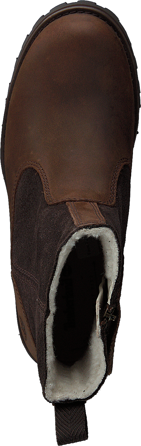 Courma Kid Warm Lined Boot Dark Brown