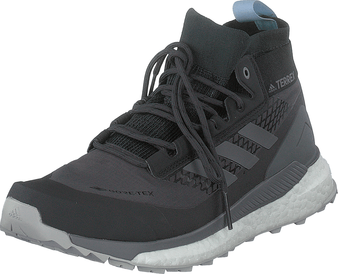 Terrex Free Hiker Gtx W Carbon/grey Four F17/glow Blue