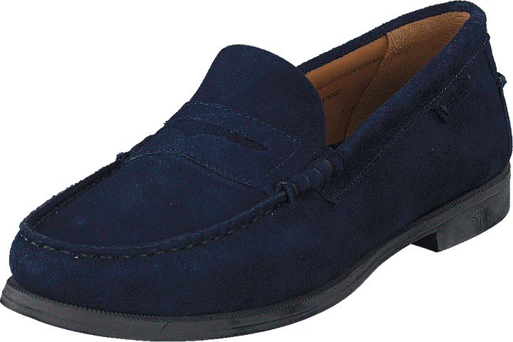Plaza Navy Suede