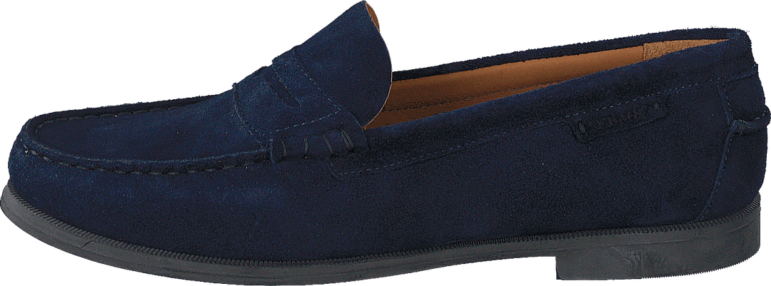 Plaza Navy Suede