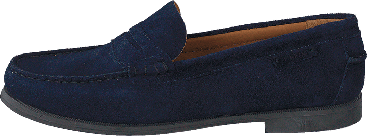 Plaza Navy Suede