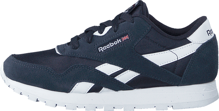 Klassisches Nylon Heritage Marine/Weiß