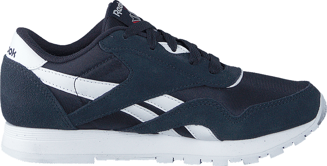 Klassisches Nylon Heritage Marine/Weiß