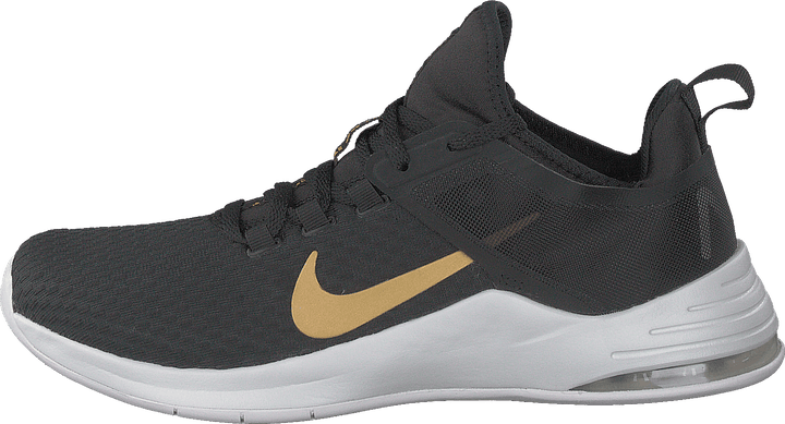 Air Max Bella Svart/mtlc Gold-gunsmoke