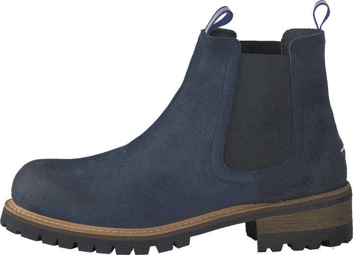 Suede Chelsea Ink Blue
