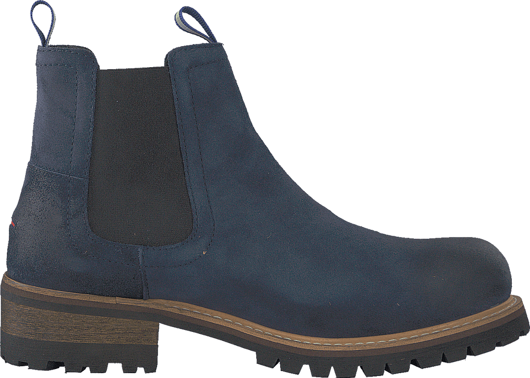 Suede Chelsea Ink Blue