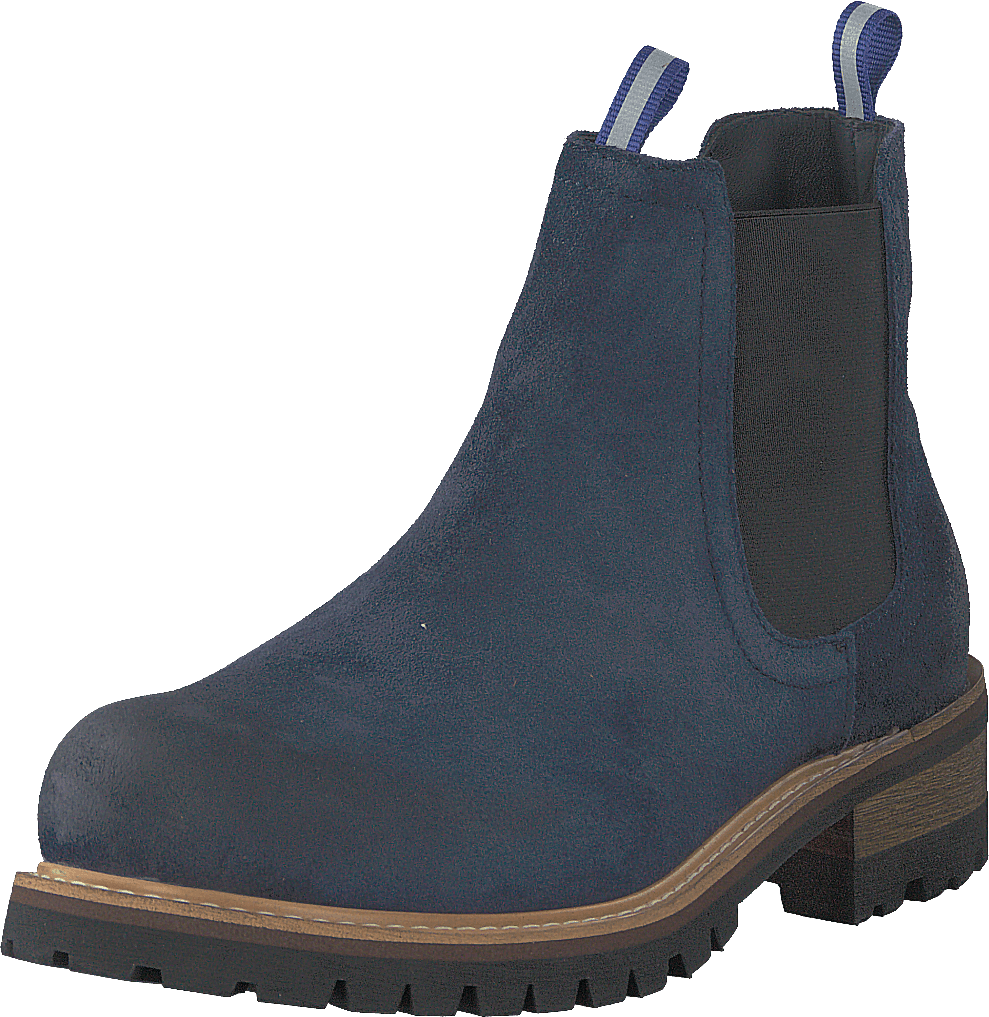 Suede Chelsea Ink Blue