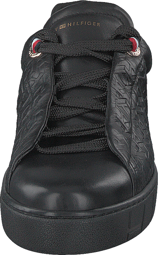 Tommy Monogram Dressy Sneaker Black