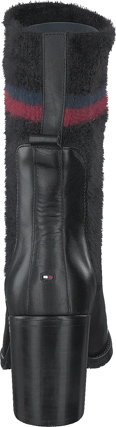 Tacco alto in pelle nero