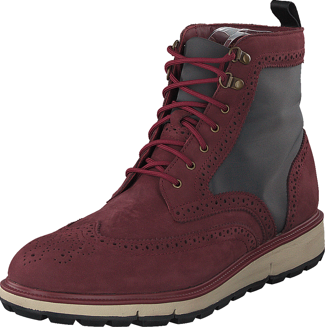 Motion Wing Tip Boot Cabernet/gray/black