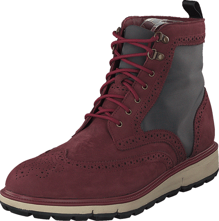 Motion Wing Tip Boot Cabernet/gray/black