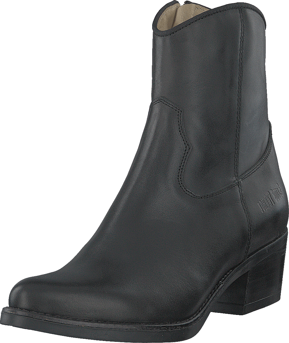 Mid Zip Boot Black