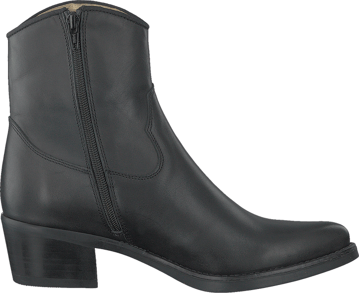 Mid Zip Boot Black