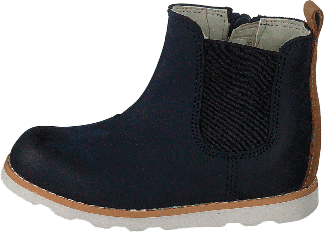 Crown Halo T Cuir Bleu Marine